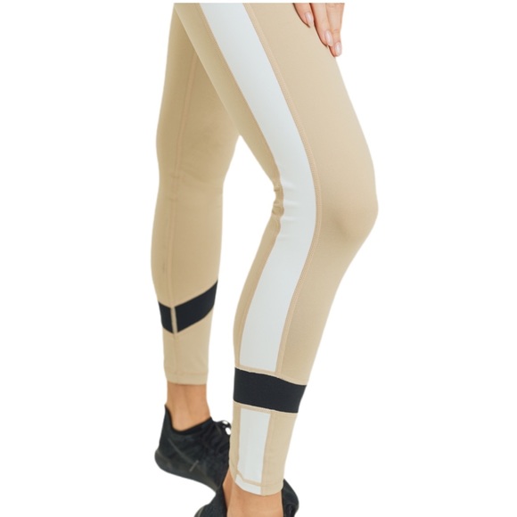 NWT Mono B Tricolor Leggings - Picture 5 of 9